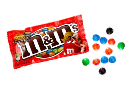 Драже M&M's Peanut Butter 46,2 гр (24шт-упак)