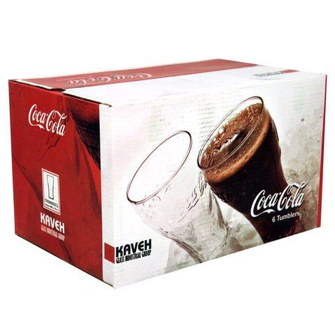 Комплект стаканов-тумблеров для напитков KAVEH с логотипом Coca-Cola {6 шт, 360 мл} - фото 2 - id-p91768900