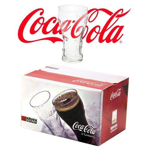 Комплект стаканов-тумблеров для напитков KAVEH с логотипом Coca-Cola {6 шт, 360 мл} - фото 1 - id-p91769368
