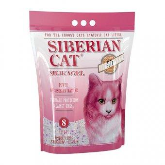 Наполнитель кошачьих туалетов Сибирская Кошка Элитный силикагелевый для привередливых кошек  24 литра