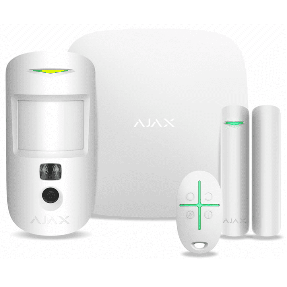 Комплект охранной сигнализации Ajax StarterKit Cam (HubKit Cam) (белый)