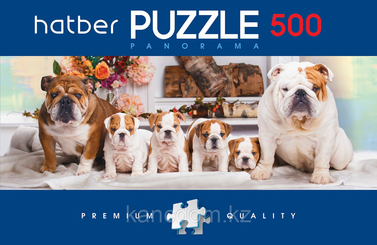 Puzzle 500 Hatber 66,5*23cm Собачки
