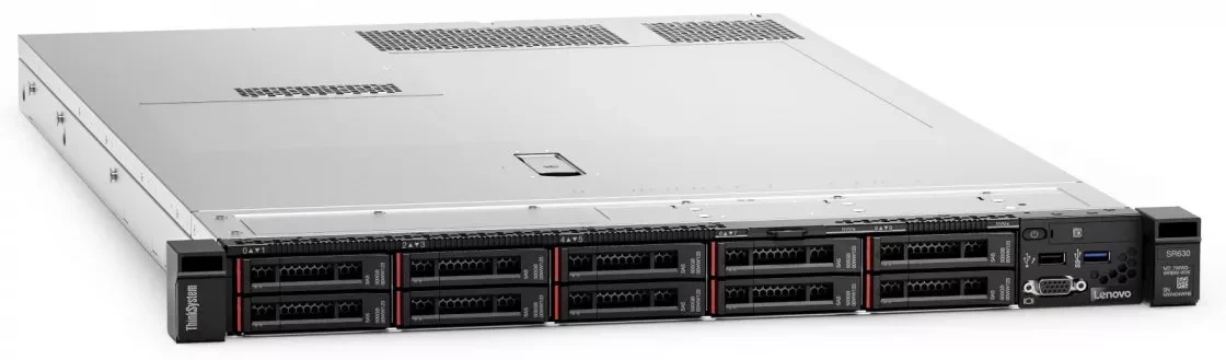 Lenovo 7X02A0ELEA Сервер ThinkSystem SR630 Xeon Silver 4215R (8C 3.2GHz 11MB Cache/130W) 32GB 2933MHz - фото 4 - id-p91796956