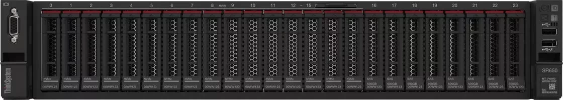 Lenovo 7X06A0K9EA Сервер ThinkSystem SR650 Xeon Silver 4208 (8C 2.1GHz 11MB Cache/85W) 32GB 2933MHz - фото 4 - id-p91798481