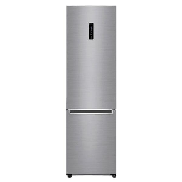 Холодильник с морозильником LG GA-B509SMUM серебристый