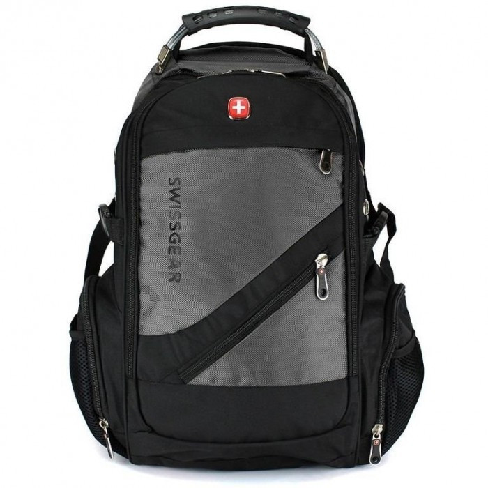Городской  рюкзак Swissgear 8810 чёрно-серый
