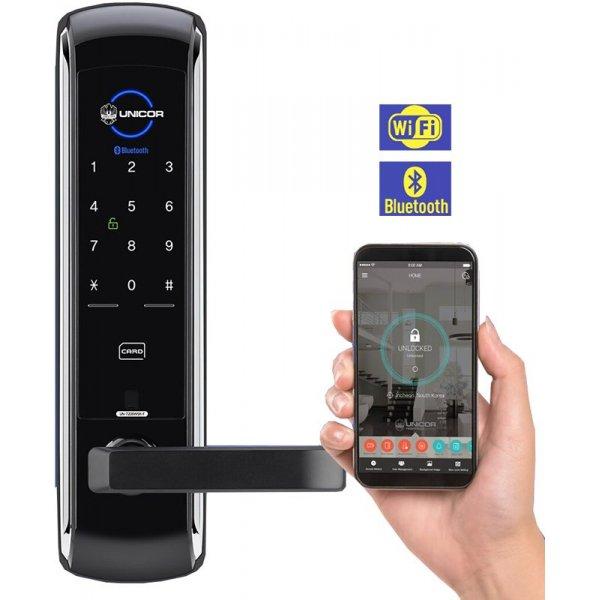 Электронный врезной замок с возможностью удаленного управления UNICOR KEVIN 7200