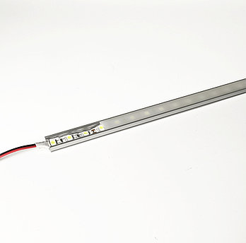 Алюминиевый профиль для подсветки в комплекте с рассеивателем  (встраиваемый HC-013 17,35 х6,9  2M)
