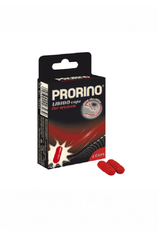 Возбуждающие капсулы Ero black line PRORINO Libido для женщин 2 капсулы