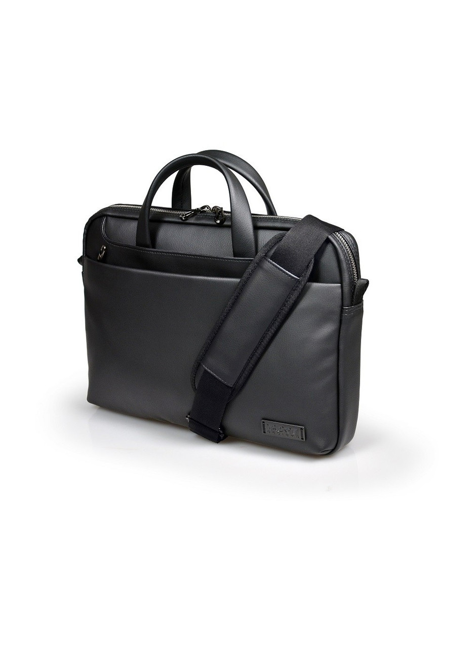 PORT DESIGNS 110300 Сумка для ноутбука 13.3"-14", ZURICH Toploading Laptop case, искусственная кожа, черный