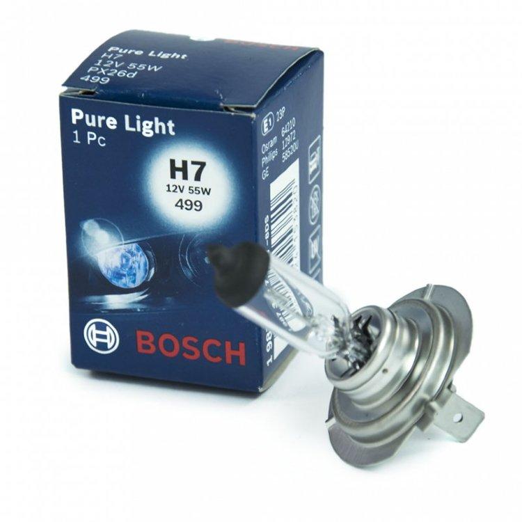 Лампа BOSCH Pure Light H7 12V 55W PX26d