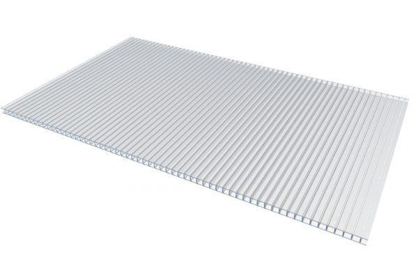 Сотовый поликарбонатный лист прозрачный АГРО-ТИТАН 2100х6000х4мм, фото 2