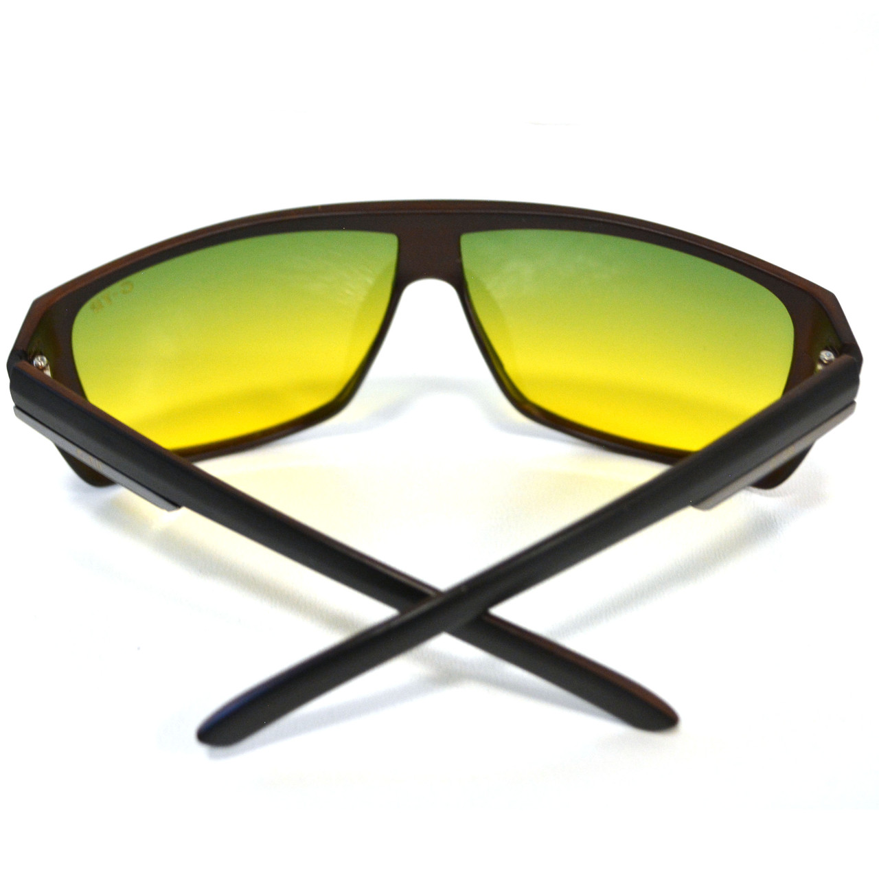 Солнцезащитные поляризационные очки ПОЛАРОИД для водителей черные оправы зеленые стекла G TR PX 9801 A - фото 7 - id-p91817131