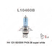 Лампа LYNX H4 12V 60/55W P43t-38 SUPER WHITE