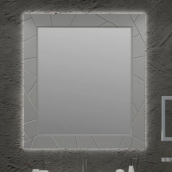 Зеркало OPADIRIS Луиджи 90, цвет серый матовый(00-00000523)