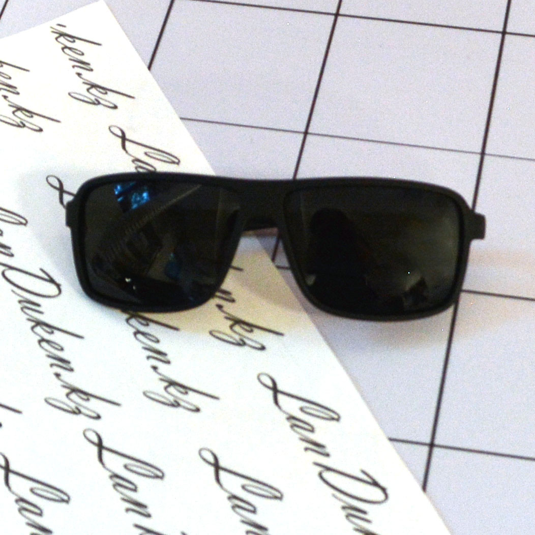 Солнцезащитные поляризационные очки ПОЛАРОИД UV400 черные матовые оправы черные стекла PM1583 - фото 6 - id-p91817927