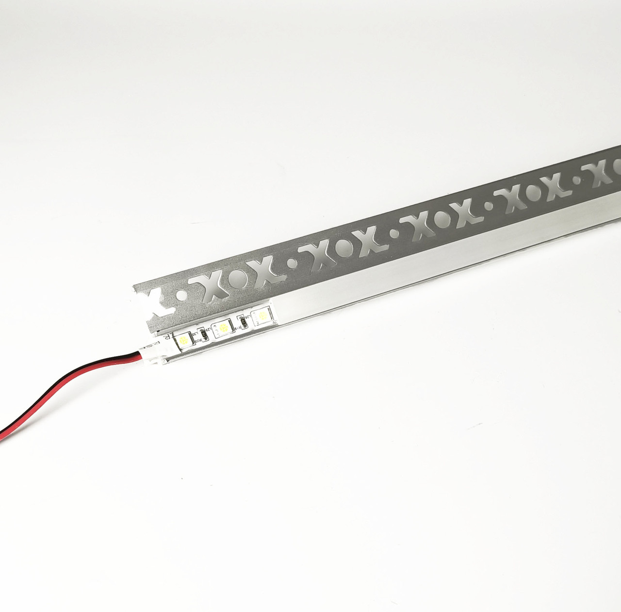 Алюминиевый профиль для подсветки в комплекте с рассеивателем (HC-124 33х13 3M) - фото 1 - id-p91366609