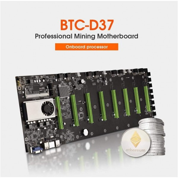 Материнская плата BTC-D37, 8 PCIE 16X