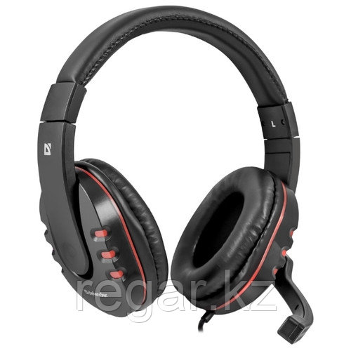 Наушники-гарнитура игровые Defender Warhead G-160 черный кабель 2,5 м