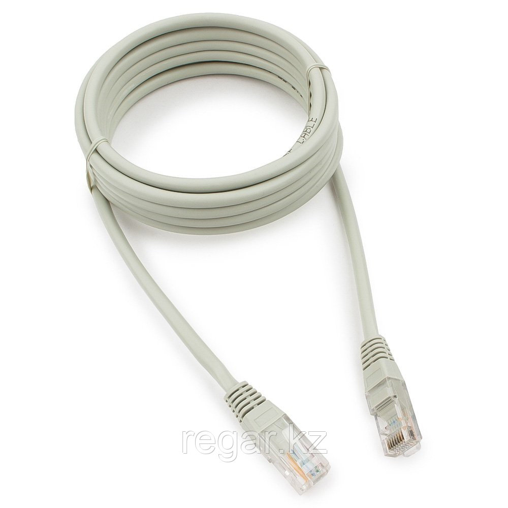 Патч-корд медный UTP Cablexpert PP10-3M кат.5e, 3м, литой, многожильный (серый)