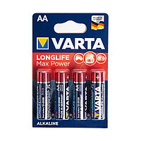 Батарейка VARTA Longlife Power Max Mignon 1.5V - LR6/ AA 4 шт в блистере