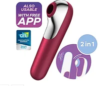 Вакуумно-волновой стимулятор клитора Satisfyer Dual Love pink