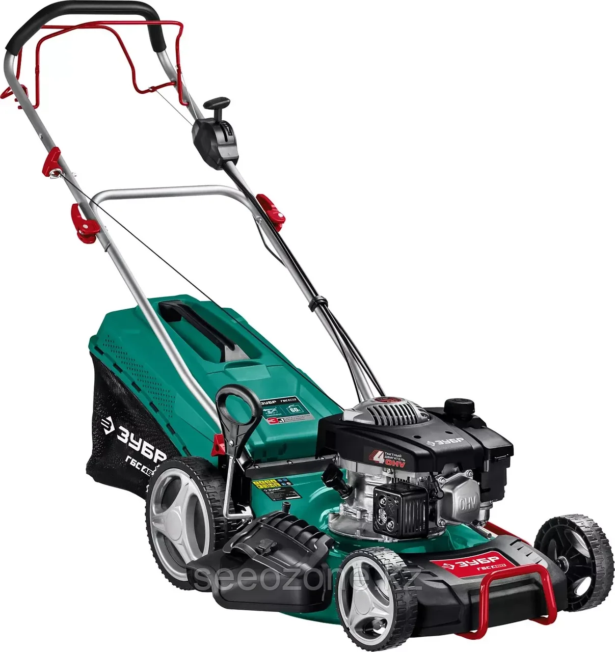 Газонокосилка бензиновая самоходная, ЗУБР 3.3 кВт, 4.5 л.с., 460 мм, серия "Мастер" (ГБС-460)