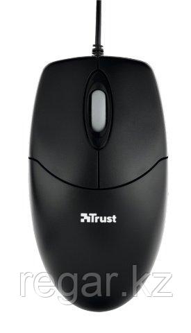 Мышь проводная Trust Optical черный
