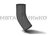 Колено трубы водостока D100 Графит