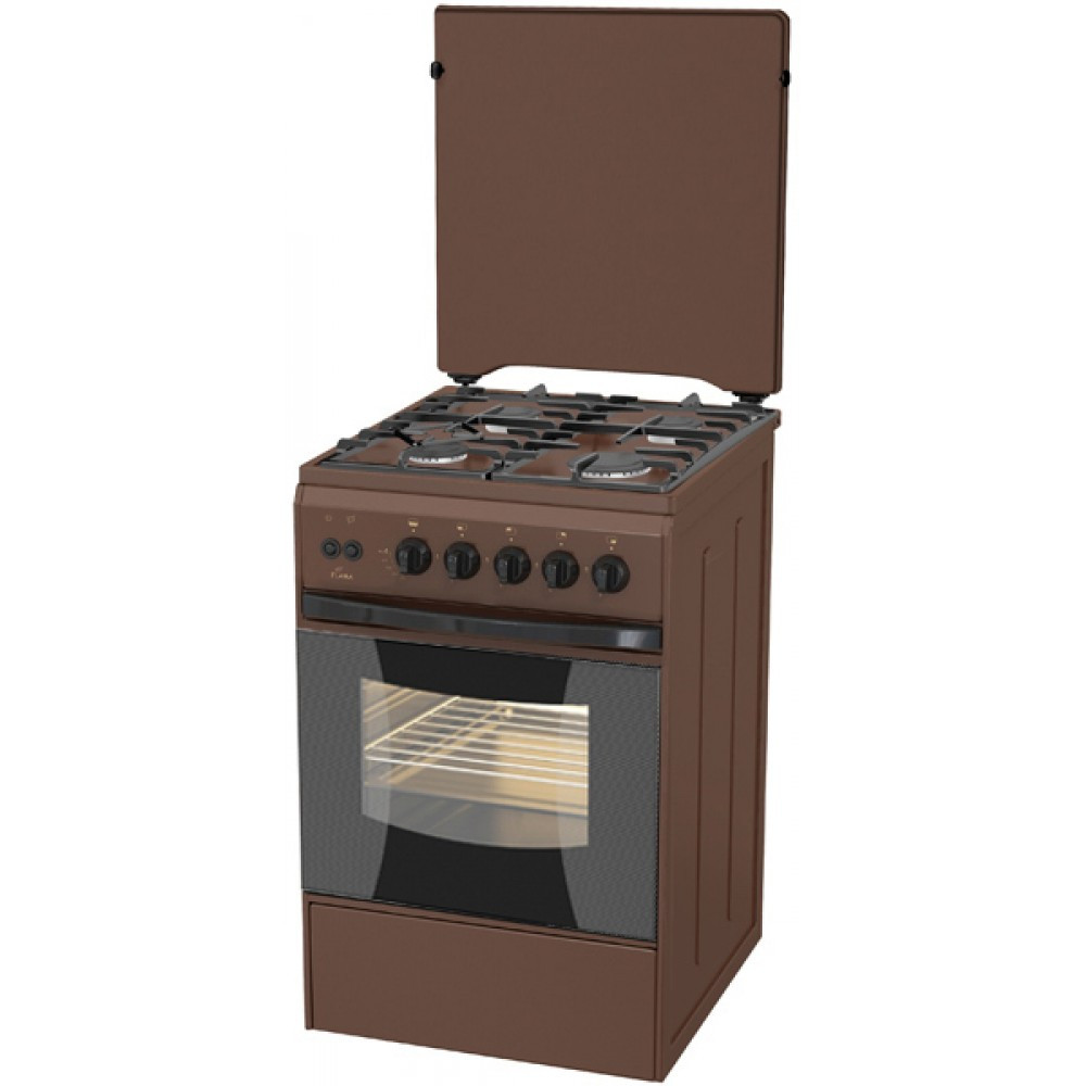 Кухонная плита REBUS "Ankona -E" (базовая эл духовка) коричневый - фото 1 - id-p91843314