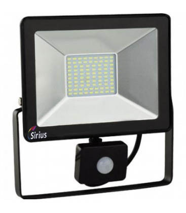 Прожектор LED DFL1-30 30W (с датчиком) Sirius - фото 1 - id-p91626823