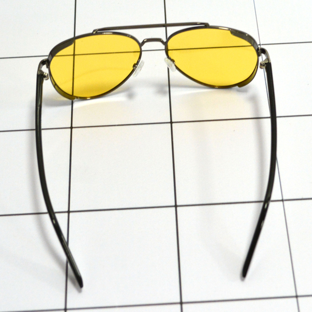Солнцезащитные поляризационные очки ПОЛАРОИД UV400 тонкая сдвоенная оправа Желтые стекла АВТО PGX135 - фото 7 - id-p91819906