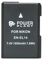 Аккумулятор PowerPlant Nikon EN-EL14 Chip 1050mAh DV00DV1290 Аккумулятор PowerPlant Nikon EN-EL14 Chip 1050mAh