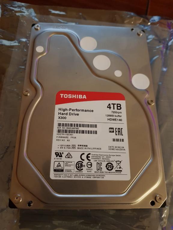 Жесткий диск HDD 4Tb TOSHIBA