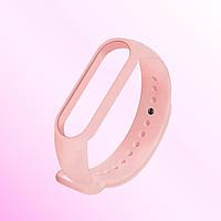 Ремешок силиконовый для фитнес браслетов M3 и M4 розовый