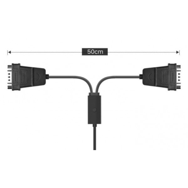 Конвертер USB на 2xCOM (f) RS232, UGREEN 1.5m 30769 - фото 3 - id-p91222443