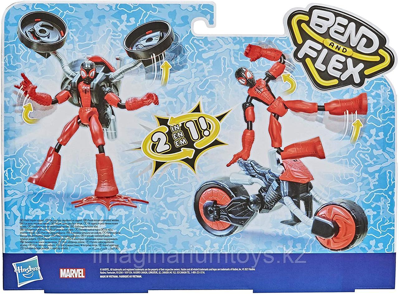 Человек-паук на мотоцикле Bend&Flex Spider-man - фото 8 - id-p91865717