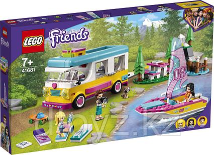 Lego Friends Лесной дом на колесах и парусная лодка 41681