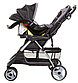 Детская коляска 2 в 1 Ramili Baby Rapid TS с автолюлькой, фото 8