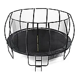 Батут Mzone 12FT диаметром 3,66 метра с защитной сетью и лестницей, фото 4