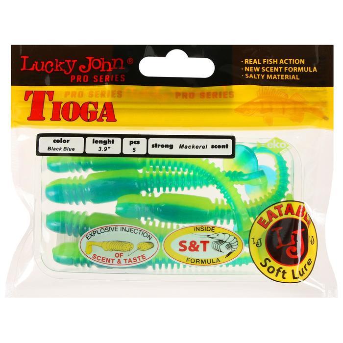Виброхвост LJ pro series tioga съедобный 10 см T50, (набор 5 шт)