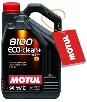 5W30 8100 ECO CLEAN + (5Л) Синтетическое моторное масло Motul - фото 1 - id-p91876130