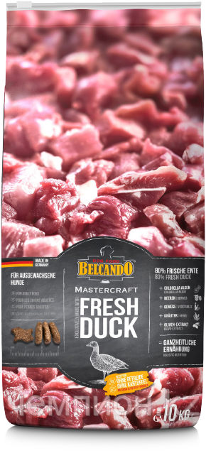 555215 Belcando MasterCraft Fresh Duck, Белькандо беззерновой корм для взрослых собак, утка, уп.2,2кг.