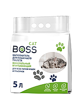 3310 Cat Boss, Минеральный наполнитель для кошек и грызунов, уп.5л (2,5кг)