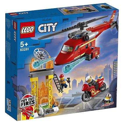 Lego City Спасательный пожарный вертолёт 60281