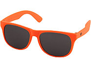 Солнцезащитные очки Retro - сплошные, неоново-оранжевый, фото 5