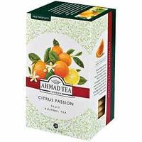 Чай Ahmad Tea, Citrus Passion, травяной, с апельсином и лимоном, 20 фольгированных пакетиков.