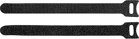 Кабельные стяжки-липучки ЗУБР 16 х 210 мм, 100 шт., нейлоновые, черные ВЕЛЬКРО (30932-100)