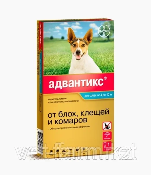 Адвантикс 4-10кг 1пипетка