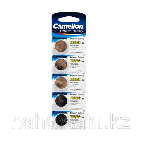 Батарейка CAMELION Lithium CR2032-BP5 5 шт. в блистере, фото 2
